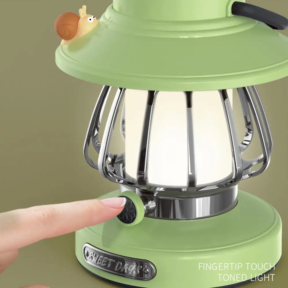 Rechargeable Outdoor Camping Lantern - Snail Design