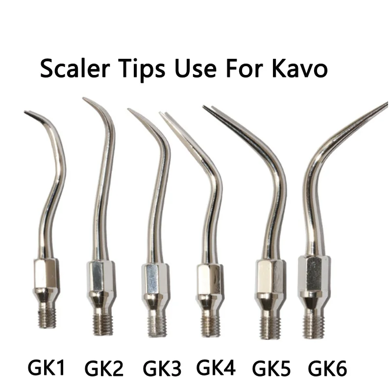 

Denspay 1PC Dental Air Scaler Tips GK1 GK2 GK3 GK4 GK5 GK6 GK7 G11 Periodontics Endodontics Tips Fit For KAVO Ultrasonic Scaling