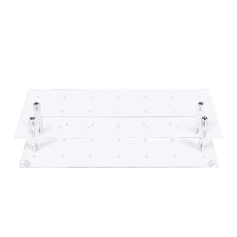 

HOT SALE 21 Hole Acrylic Cake Lollipop Clear Transparent Display Stand Server Decoration Display Stand Holder Base Shelf