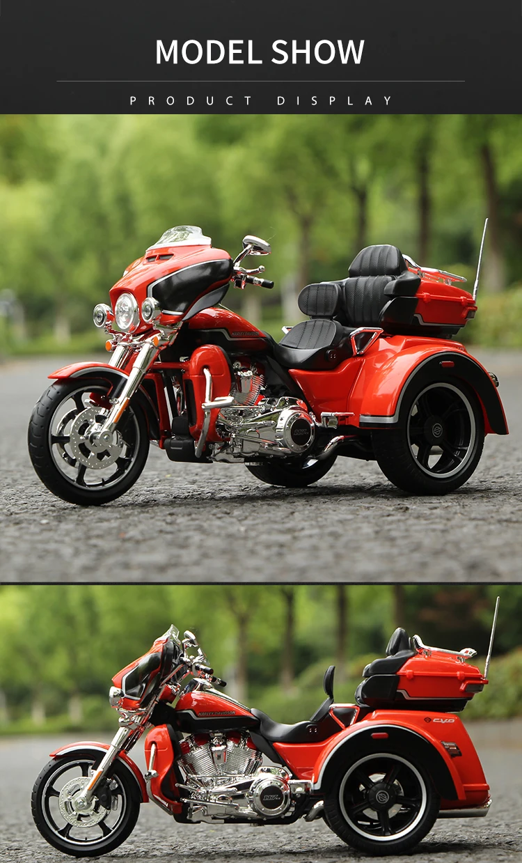 MAISTO HARLEY DAVIDSON CVO TRI-GLIDE ULTRA AMARANT RED 1:12 EUR 46,44 - FR