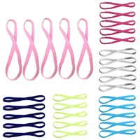 10/20/30Pc Candy Color Women Men Yoga Hair Bands Sports Headband Girls Sport Anti-slip Elastic Rubber Sweatband Football Running - Image 6
