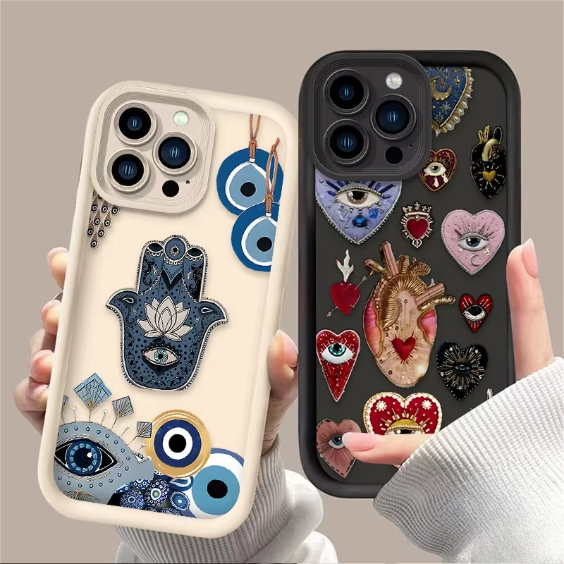 Mystic Love Heart Matte Phone Case Silicone Cover