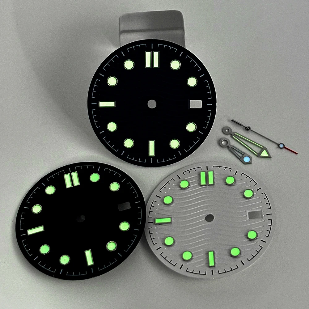 Premium 42mm Stainless Steel Sapphire Watch Case with Luminous Dial and Hands