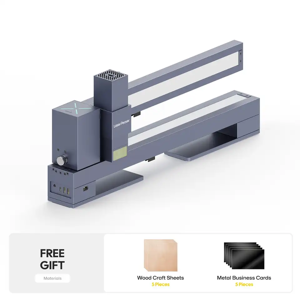 彫刻 Laser Pecker ONE Laserpecker-ミニポータブル彫刻機,Bluetooth,0.5W, 1k,木材,革