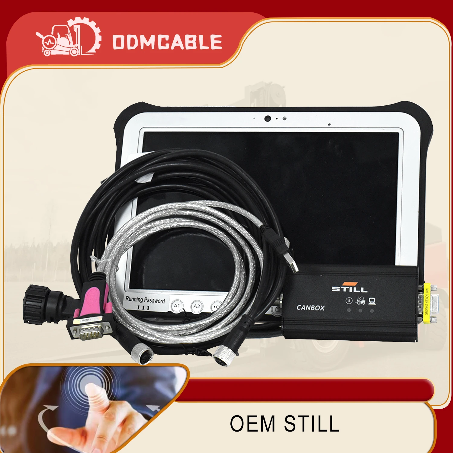 v8.21 auto forklift still full kit for still canbox diagnosis scanner tools for steds diagnostic cable tool