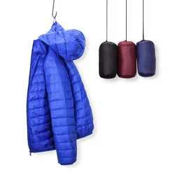 New European and American men's down jacket 2023 new style Men's light down jacket men's winter large parka zipper
