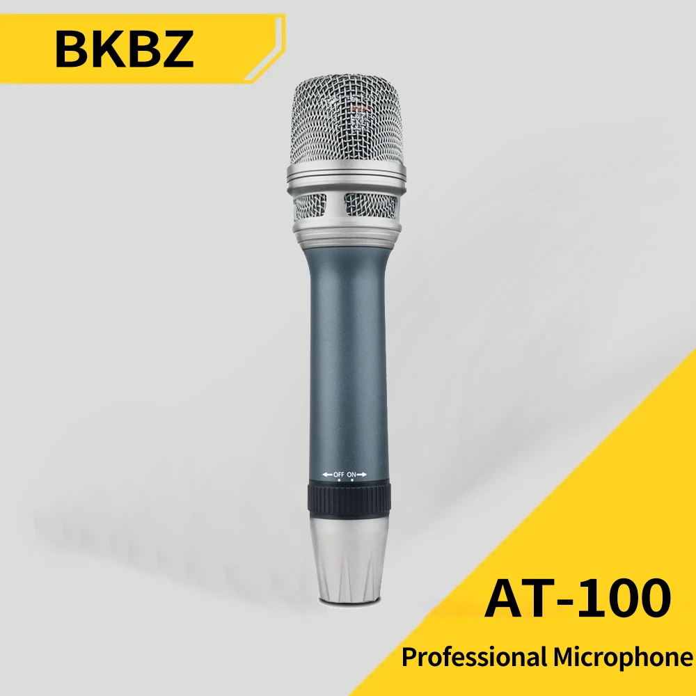 

Профессиональный проводной микрофон BKBZ AT100, динамический акустический микрофон для выступлений, концертов и презентаций