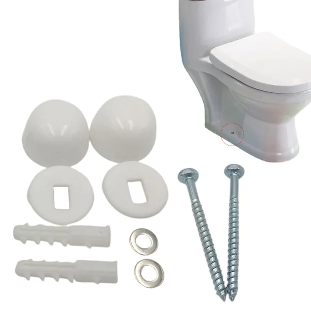 Bisagra Asiento Inodoro Tornillos Tapa WC Acero Inoxidable - Kit De 4 Piezas Con Arandelas Bisagras Tapa Wc Gala