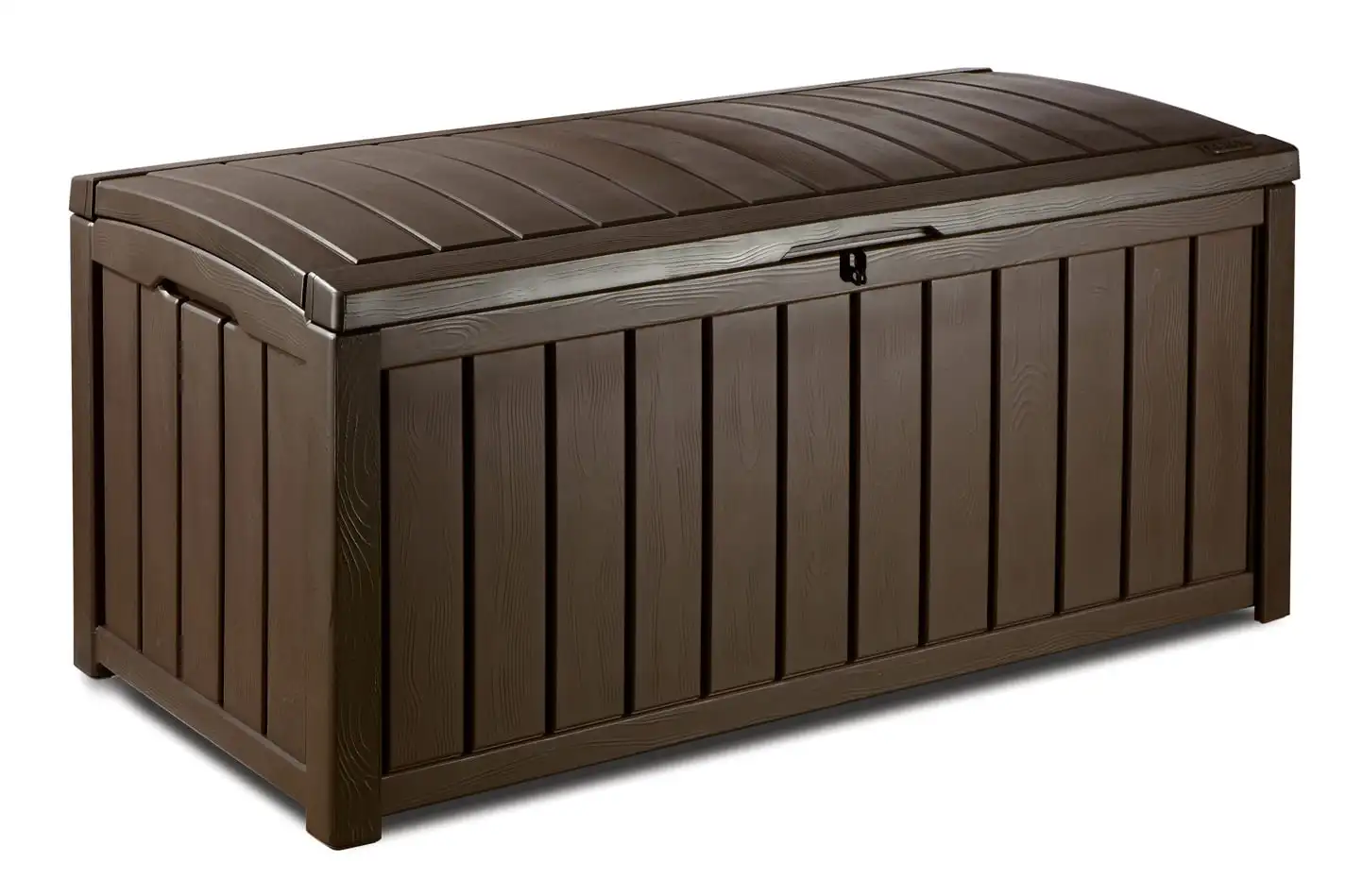

Glenwood Outdoor 101 Gallon Plastic Deck Box, Brown