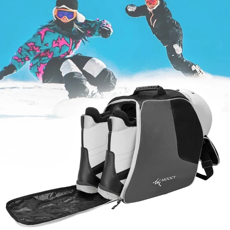 

Ice Skate Shoe Bag Waterproof Snowboard Boot Bag Ski Boots Bag Portable Ski Carry Shoulder Bag Sports Skate Storage Bag