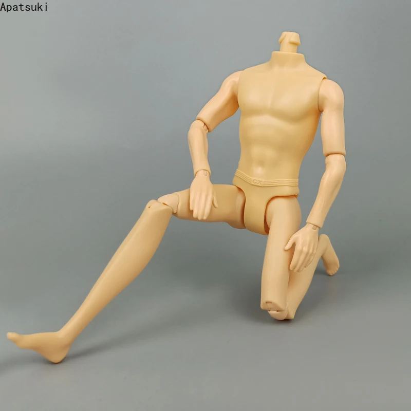 Yellow 26cm Movable 11 Jointed Body Boy Doll Body For KenBoy Doll Male Boyfriend MAN Naked Body For KenDoll DIY Learning Toys