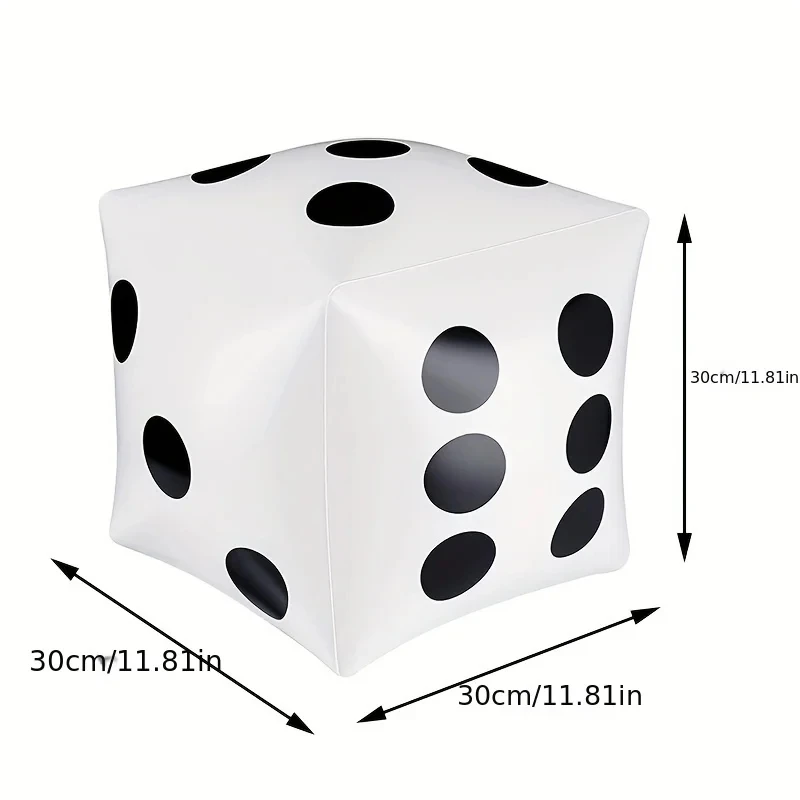 Interesting Inflatable Balloon Dice Blow-Up Cube Big Dice Toy Party Activities Supplies Indoor And Outdoor Sports And Game Toys 6