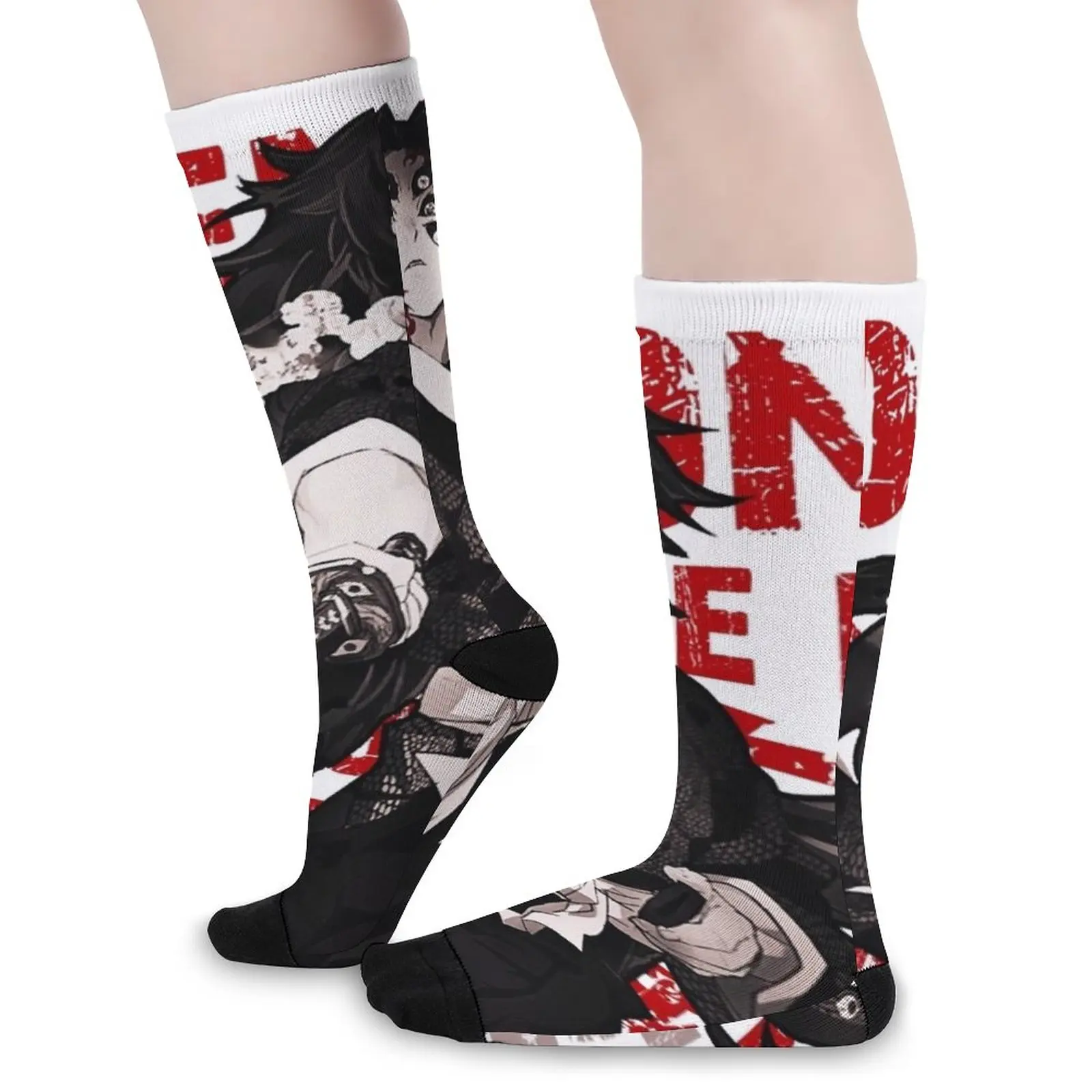 kokushibo upper moon demon - tshirt Socks Crossfit socks Sock woman