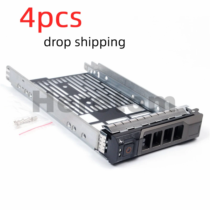 

4PCS 3.5" Hard Drive Caddy Tray KG1CH F238F for DELL R410 R610 R420 R430 R530 R630 R730 Caddy Bracket 0F238F