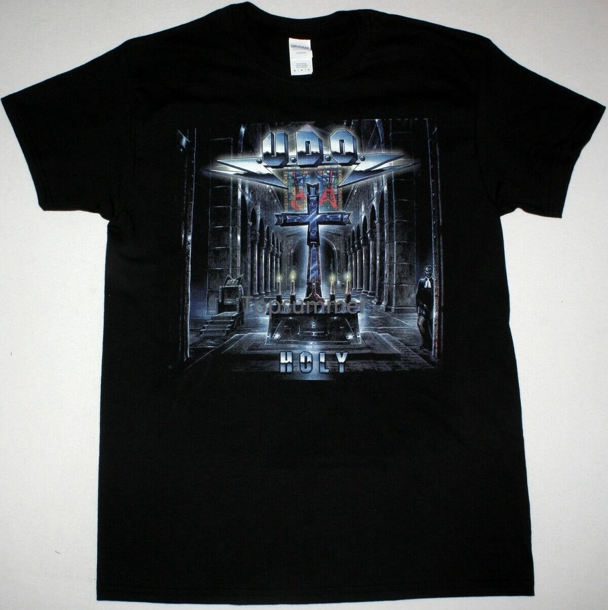 U.D.O. T-Shirt Nera Sacra Udo Dirkschneider Accetta