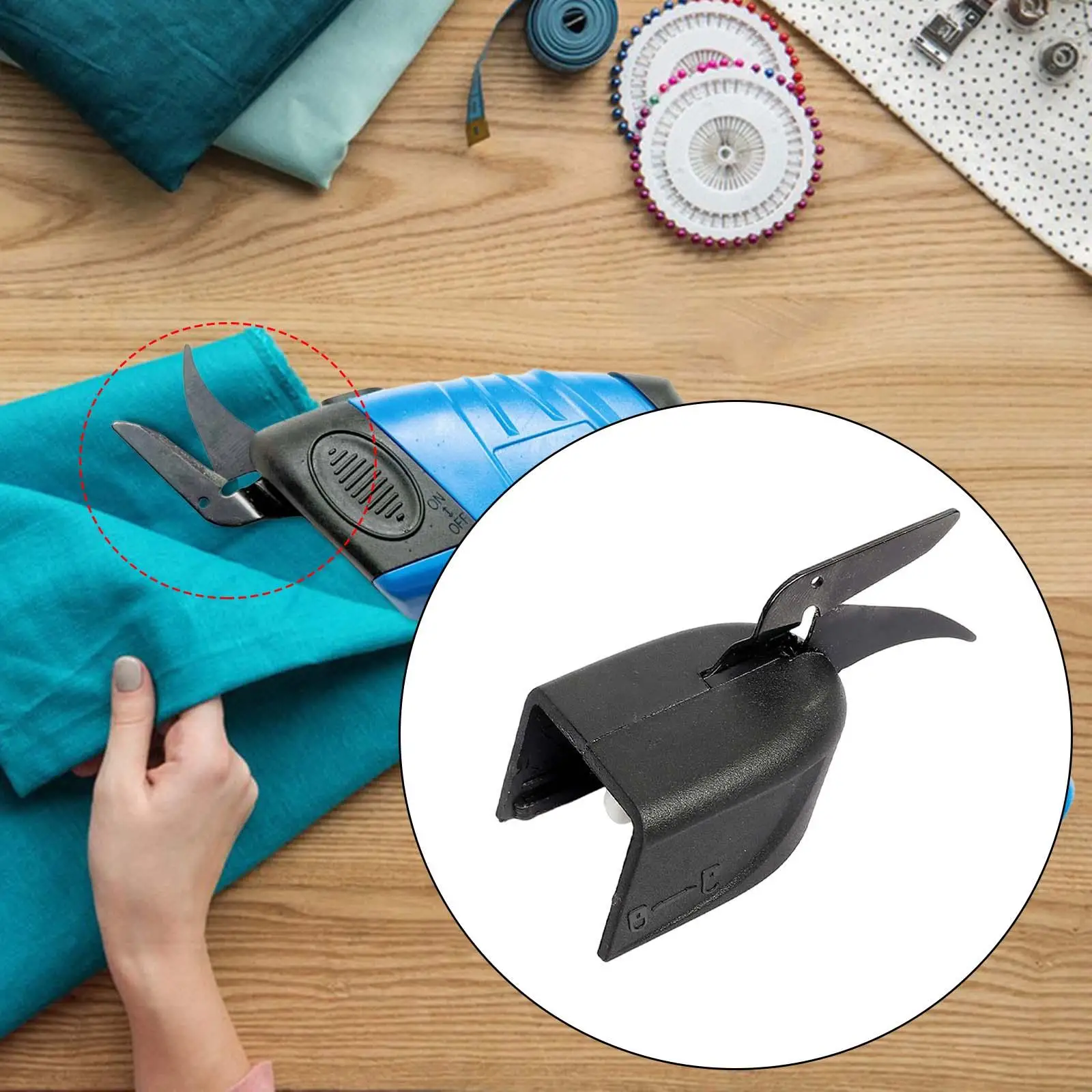 Electric Scissors Replacement Blade Cutting Blade Professional Cloth Cutter 5