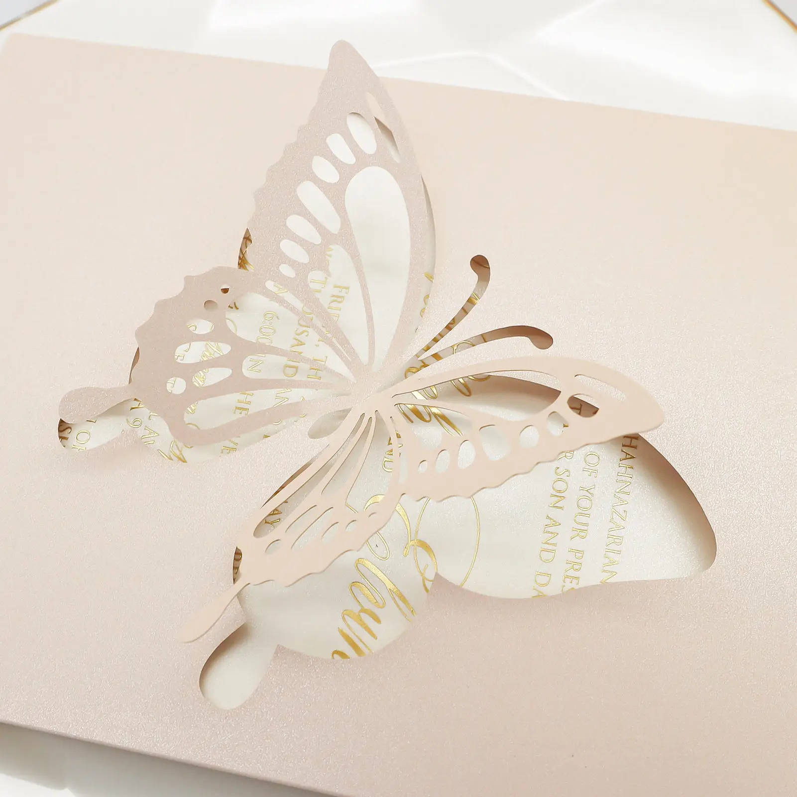 1pcs Navy Blue Rose Gold Glitter Laser Cut Silver Blush Butterfly Birthday  Wedding Invitation Card Quinceanera Black Invitations - AliExpress, image size:1601x1601