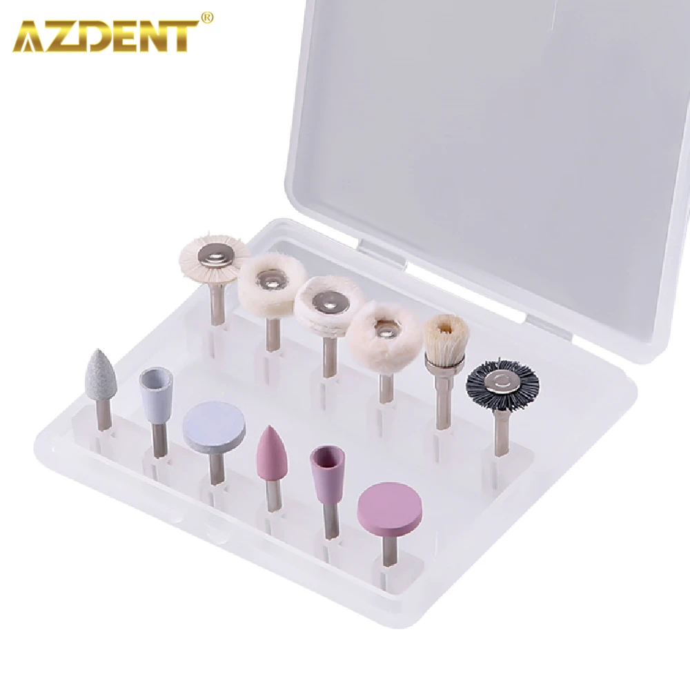 AZDENT 12PCS/Box Dental Composite Polishing Kit RA 2.35mm Polisher for