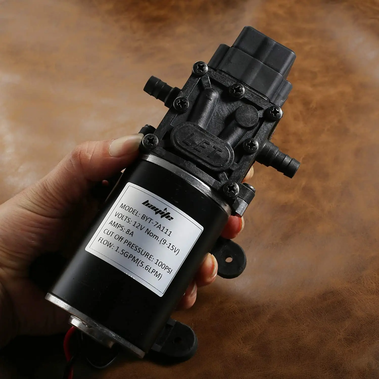 Bayite ̾  , RV ķī ؾ Ʈ ܵ, 1.5 GPM (5.6 L/min) 100 PSI, ȣ Ŭ 2  , 12V