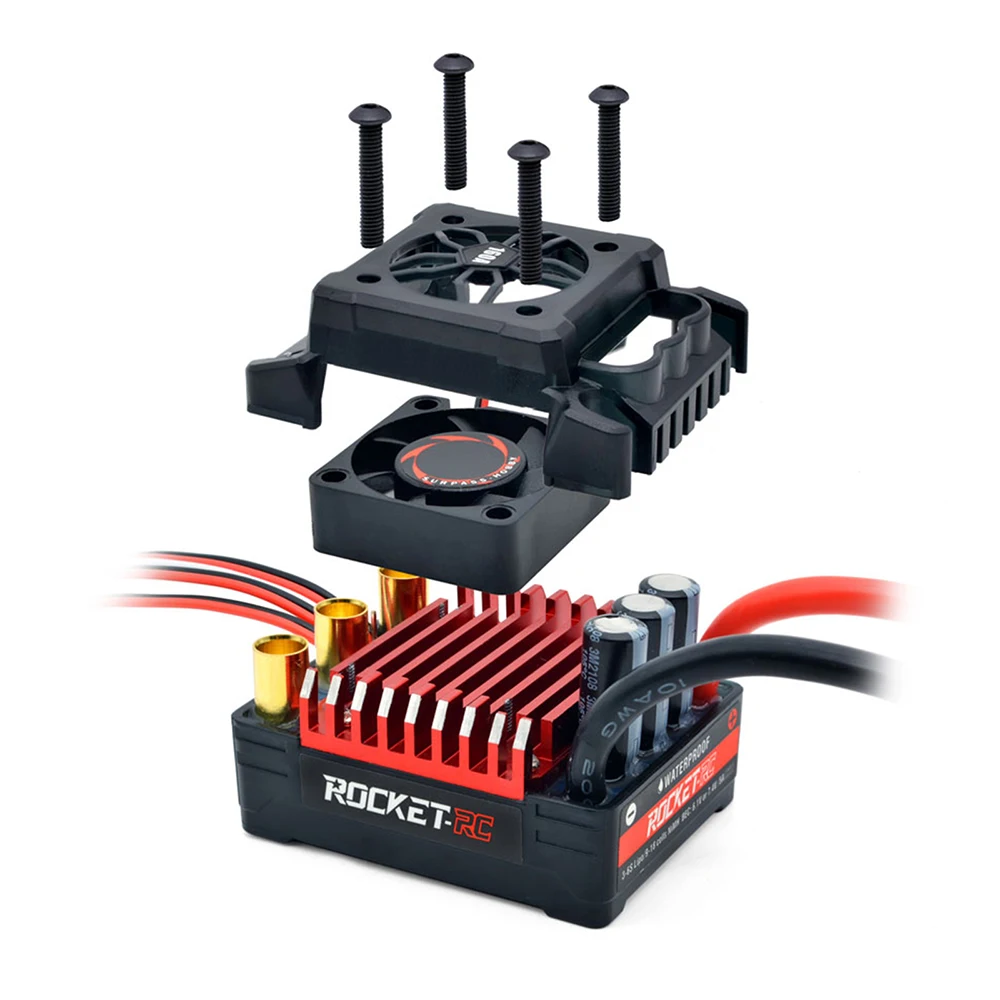 Фото Бесщеточный двигатель Surpass Hobby Rocket-RC и ESC Combo 4268 4274 4282 4292 1/8 A 120A для 1/7 RC Car Truck Traxxas Wltoys HSP №4