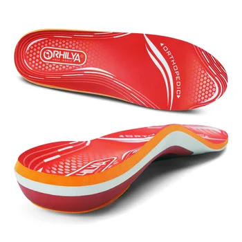 Sottopiede sportivo ortopedico Fascite plantare Piede piatto Supporto per arco alto Uomo Donna Sneaker Plantillas ortopediche Inserto suola per scarpa 1