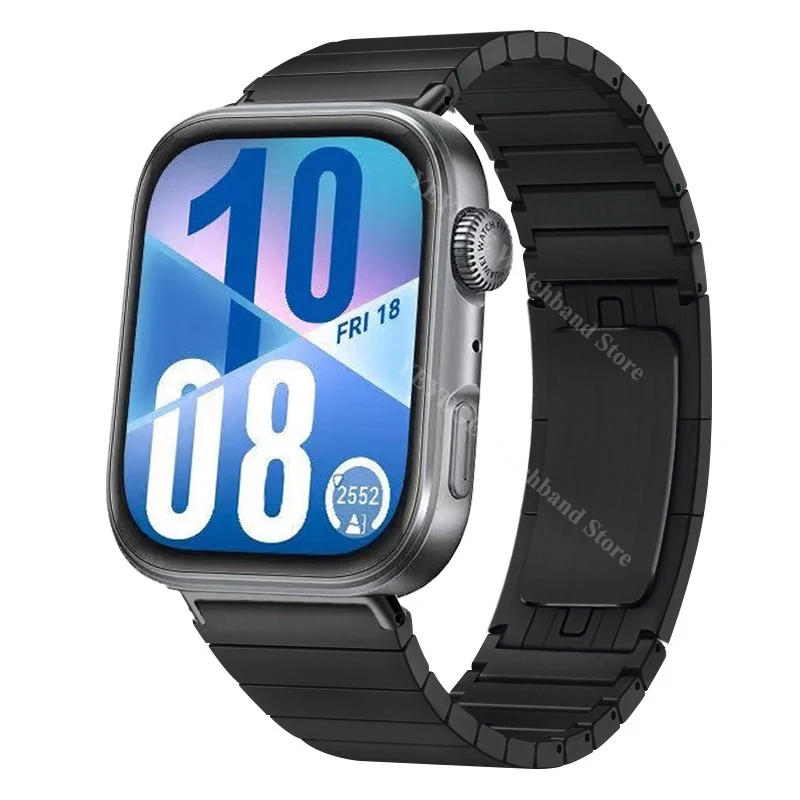 سوار معدني فاخر لساعة Huawei Watch Fit 4/Fit 4 Pro...