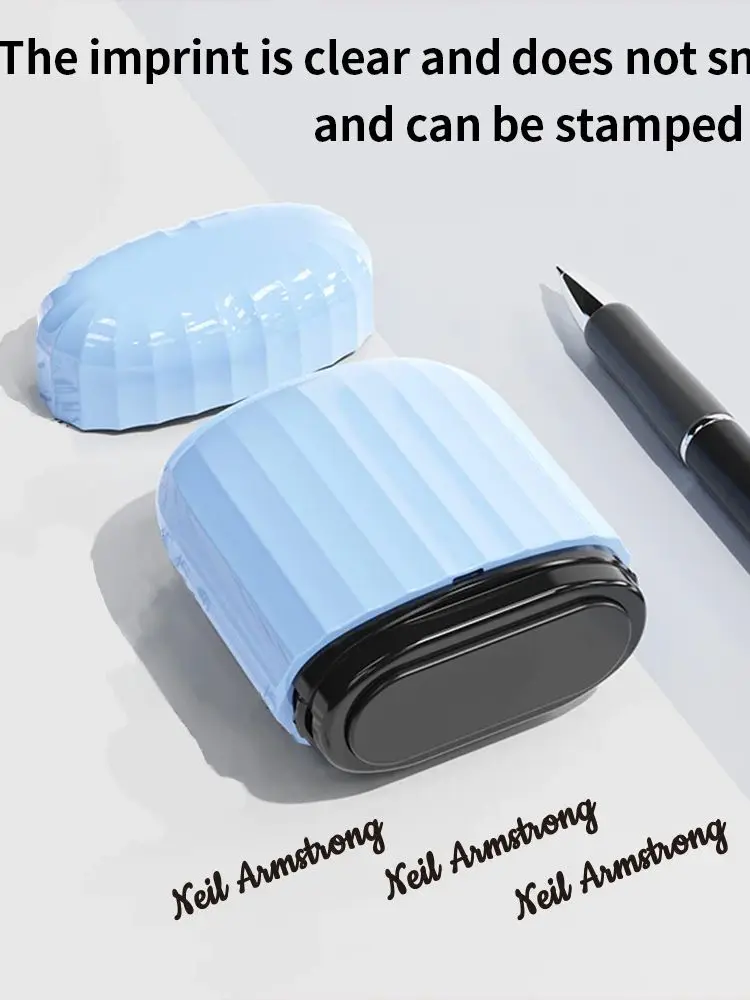 Description Picture 3 of item1pc Personalized Baby Name Stamp Set - Custom Waterproof Ink Seal For School, Travel & Kindergarten, Durable Non-Fading Toy Gift