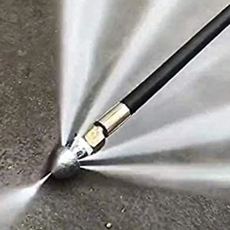 Pressure Washer Sewer Jetter Nozzle with Stainless Steel, Durable Design Sewer Jet Nozzle,1/4Inch Quickly Connector 5