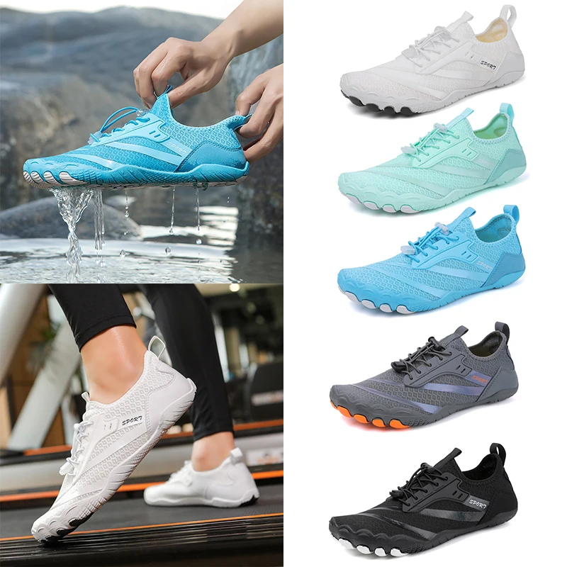 Large Size Unisex Outdoor Aqua Shoes Couples Vacation Seaside Barefoot Swim Shoes Beach Game Indoor Fitness Yoga