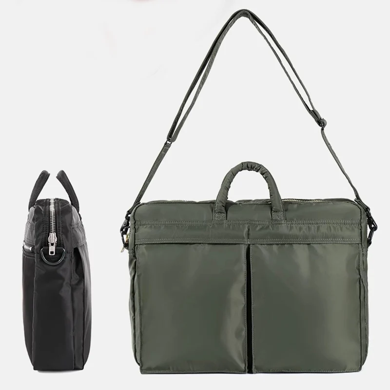 Japanese Style Classic Men Crossbody Bag Oversized Fanny Pack Waterproof Nylon Cloth Men Single Shoulder Bag Sling Bags leisure bag