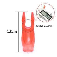 

100pcs Archery Arrow nocks No. 2 Compound Recurve Plastic nocks Hunting Shooting Accessories