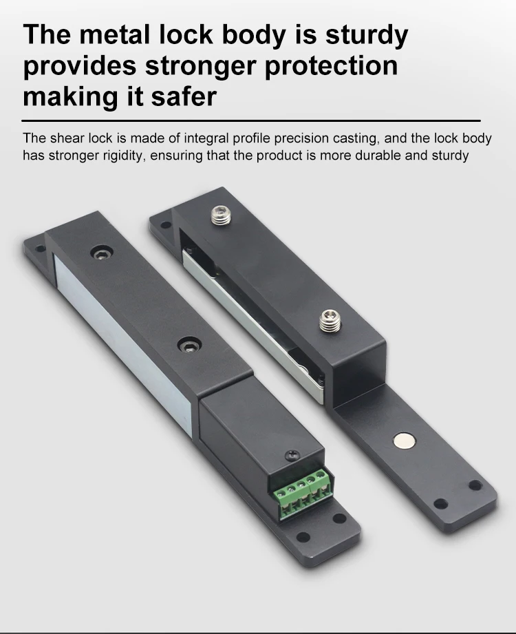 Electronic Shear Lock Access Control Electromagnetic Locking System Door Window