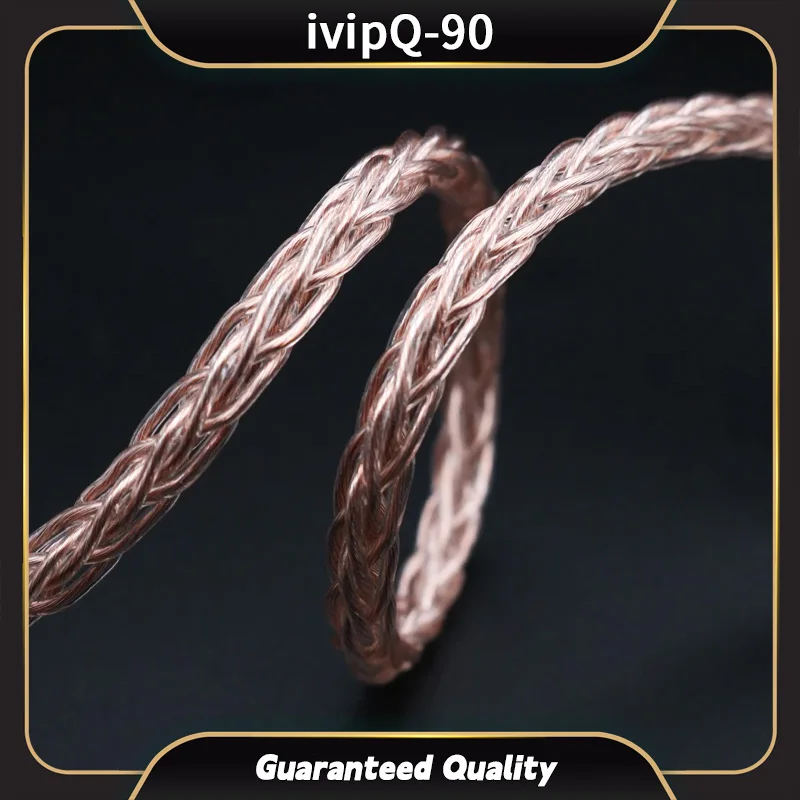 ivipQ リケーブル イヤホン 2点セット ivipQ-02 DIY フラッグシップ HiFi イヤホン IEM アップグレード