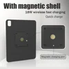 POE Magnetic Wall Mount with Charging Case for redmi pad SE 11inch 18W Quick Charge Strong Magnets  in-Wall 6