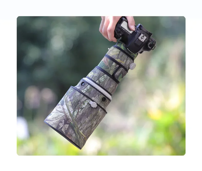 リーフ カスタム 防水ガードカバー 400 f4 usmレンズ カモフラージュコート カバー 400mm f 4 ef400 400mm ガードカバー