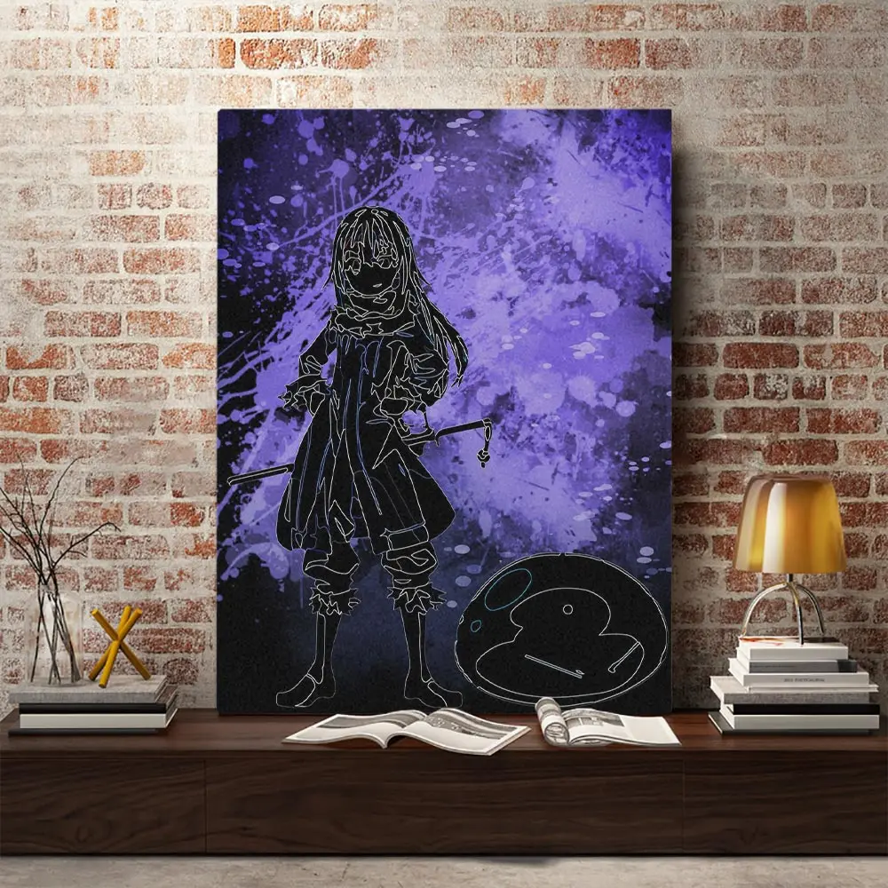 Retro Vintage Tensei Shitara Slime Datta Ken Anime Série Papel Kraft Cartaz  Para A Arte Da Parede Decoração Casa Sala De Estar Fotos - Pintura E  Caligrafia - AliExpress