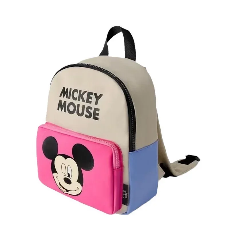 Disney New Mickey Mouse Student Schoolbag Cute Cartoon Lightweight and Large Capacity Backpack