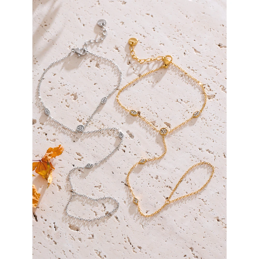 Yhpup Zirconia Bracelet Women