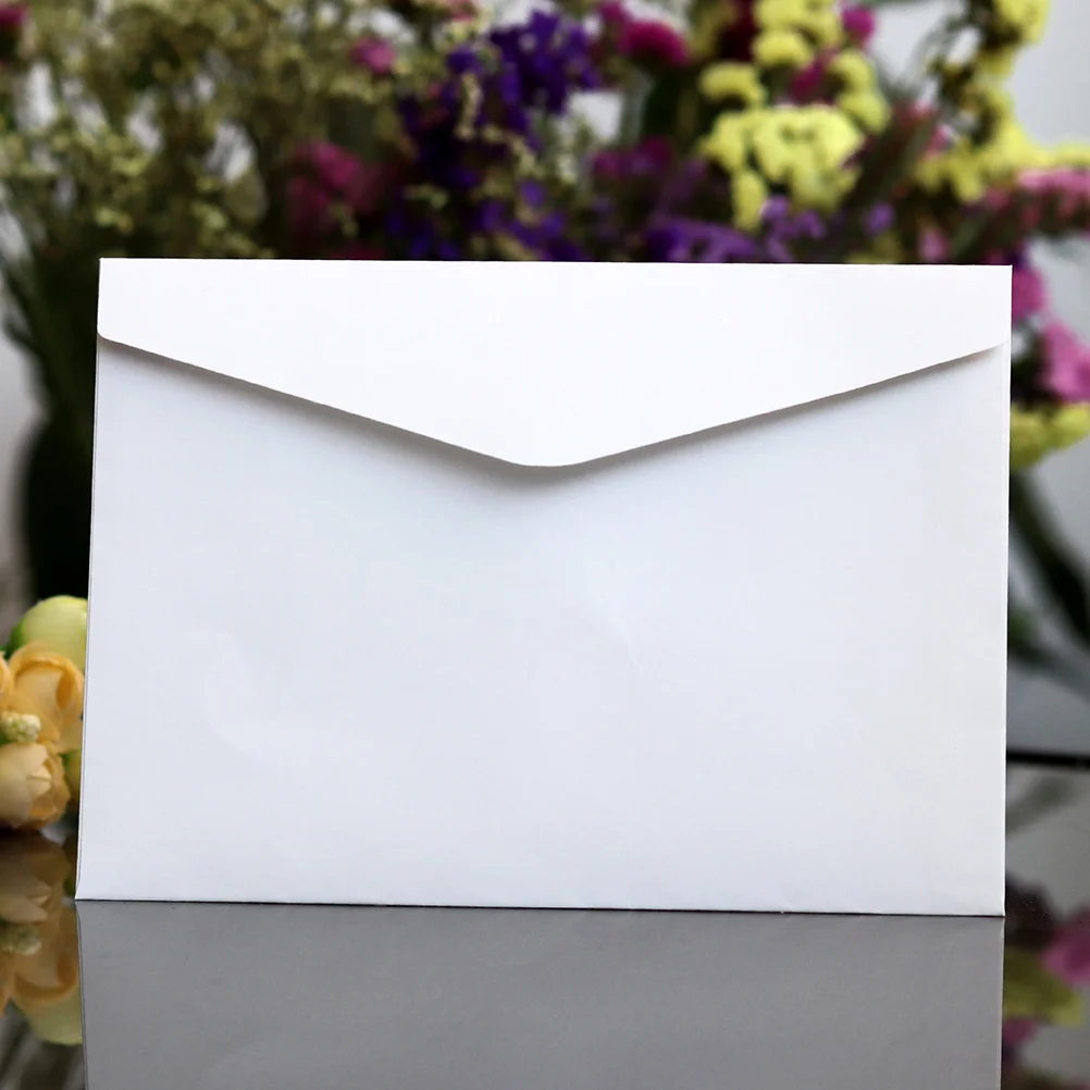 Mini Blank Envelopes Card Storage Bag Paper Envelopes Document Holder Business Letter Money Bags Thickened 100 Pcs mailing envelopes mini envelopes