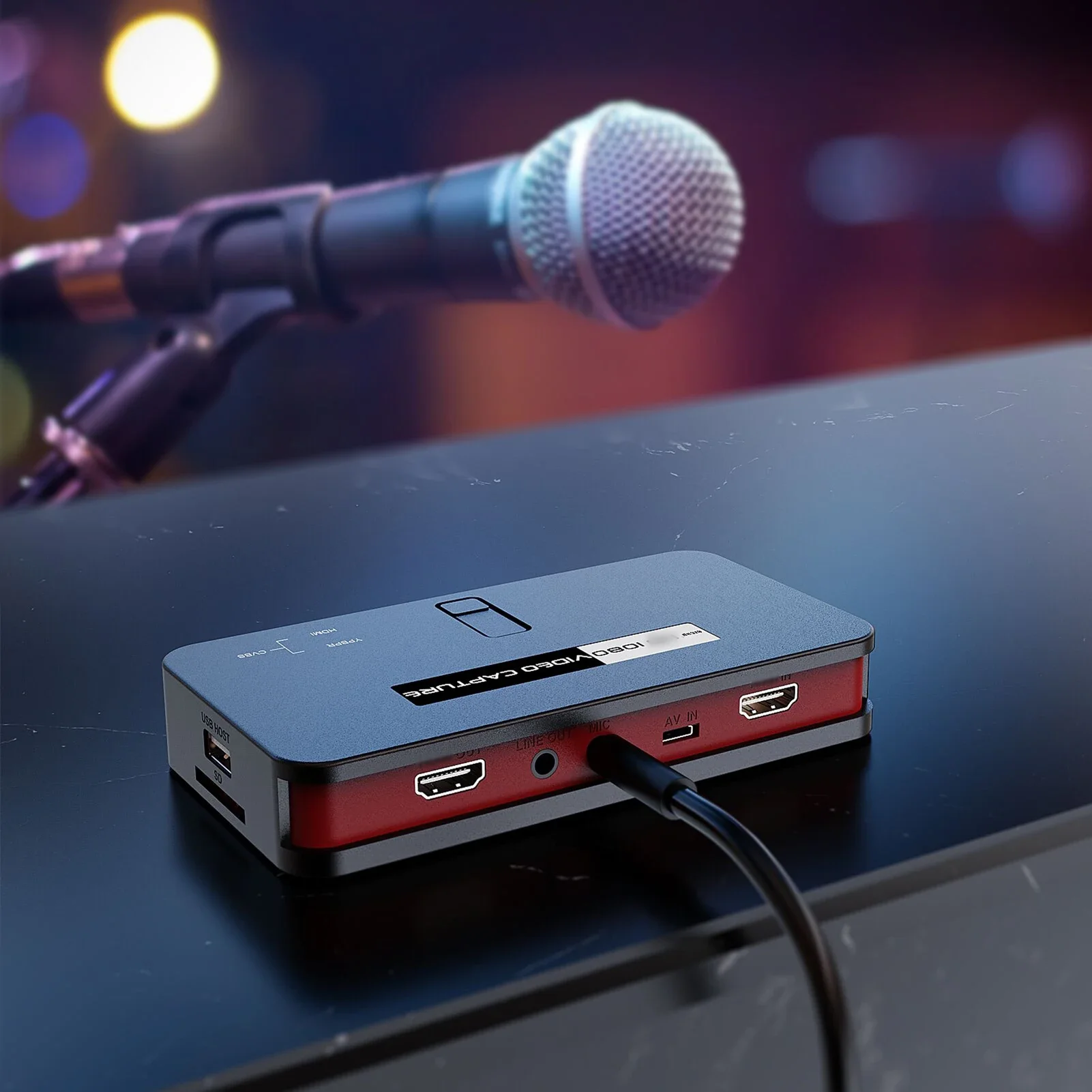 HD Game Capture for EZcap 284 1080P AV/Ypbpr Video Capture Recorder Box into USB Disk SD Card For Xbox360/One PS3/4