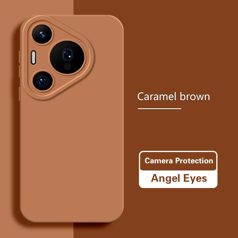 Sleek Soft Matte Silicone Case with Lens Protection – Square Design Back Cover