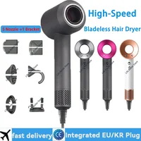 Negative ion hair dryer with high speed and no blades High power silent and quick drying Portable, suitable for home and travel