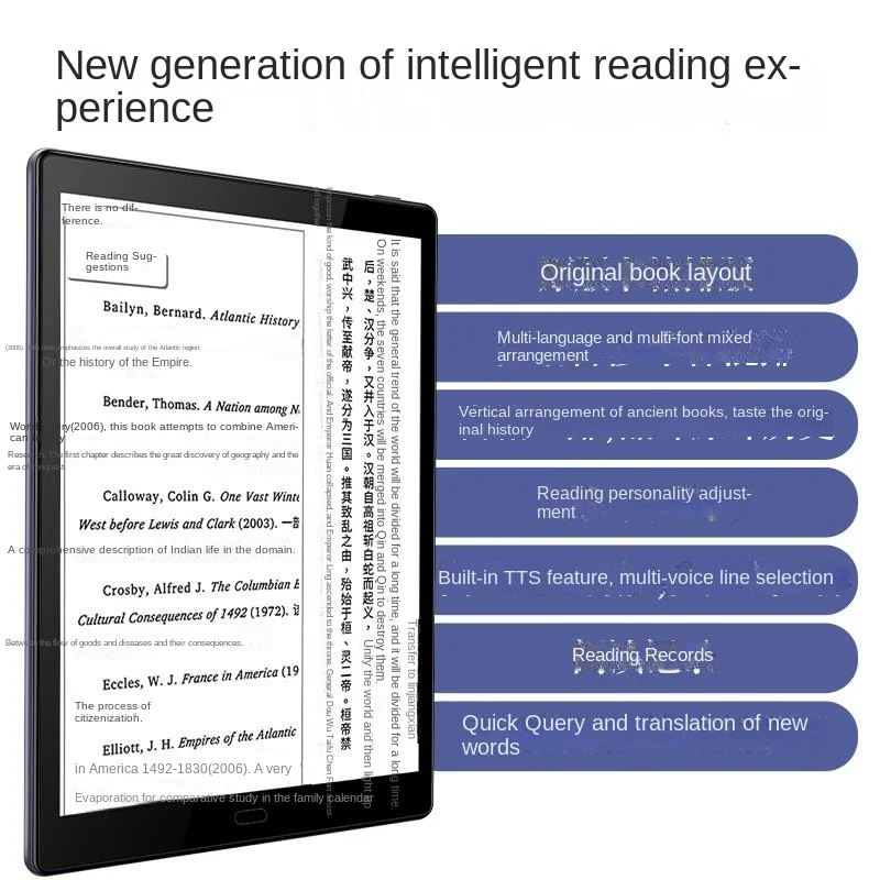 E-bookreader Registerable Account E-Book Reader Touch Screen Ebook Without Backlight E-ink 10 inch Ink Screen E-Book Readers