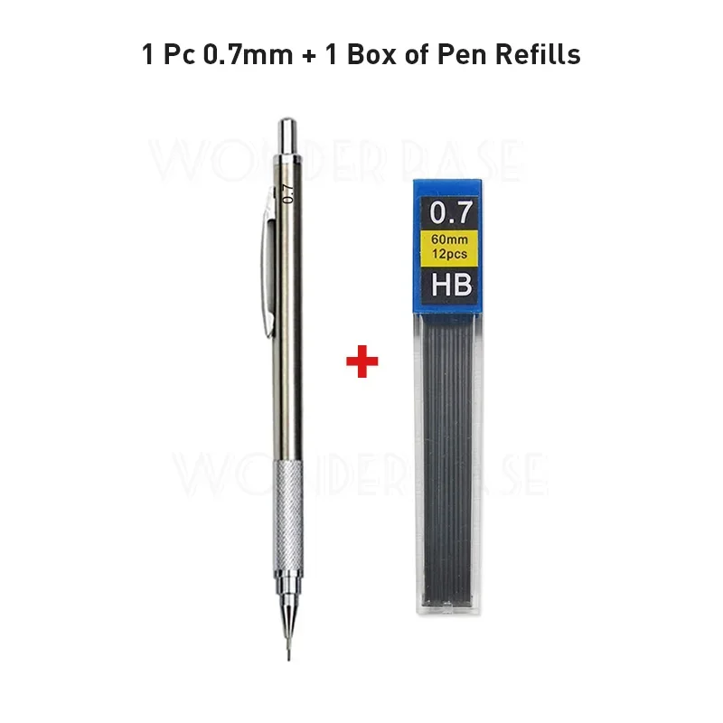 Premium Full Metal Mechanical Pencil for Sketching and Drawing