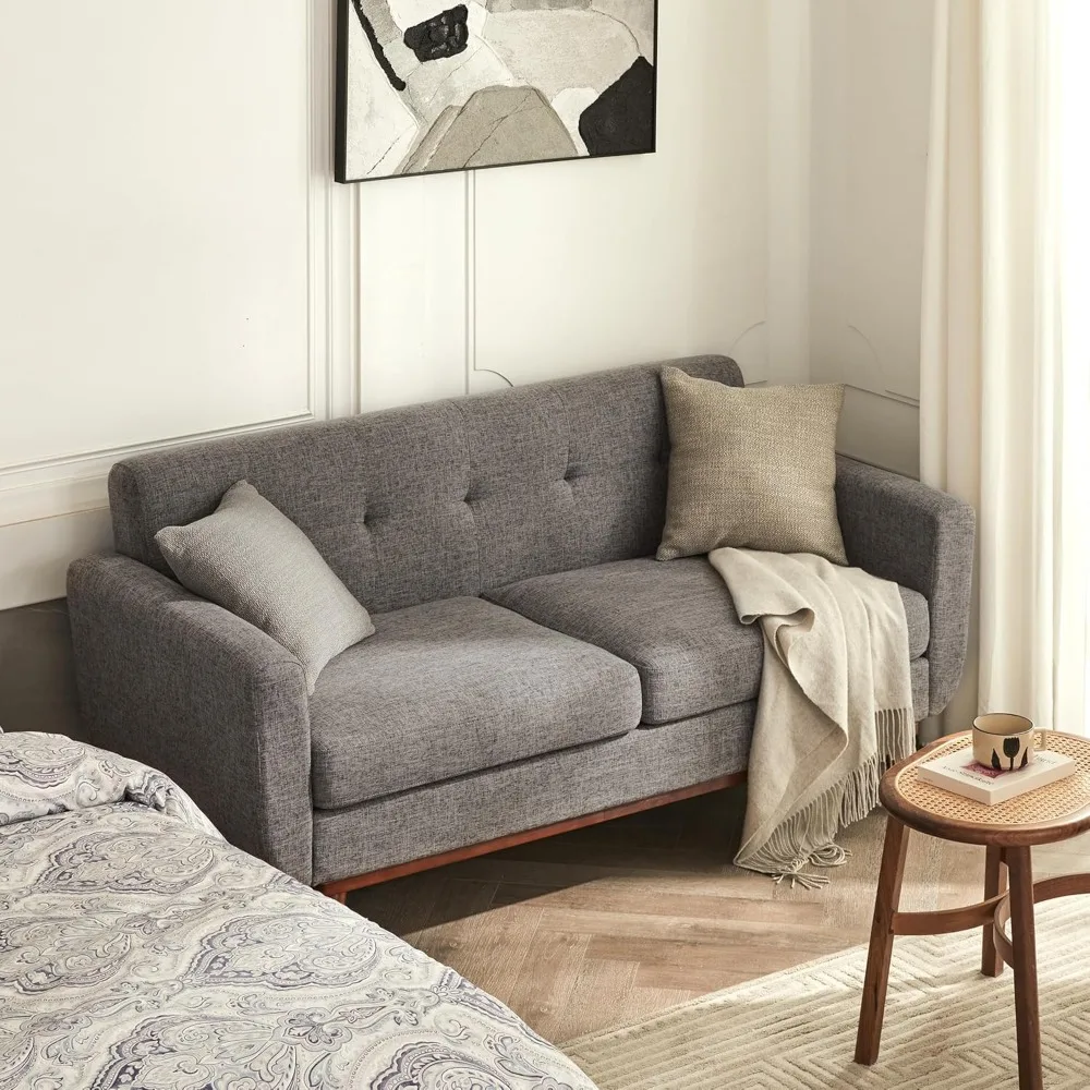 Modern Tufted Loveseat Sofa 3