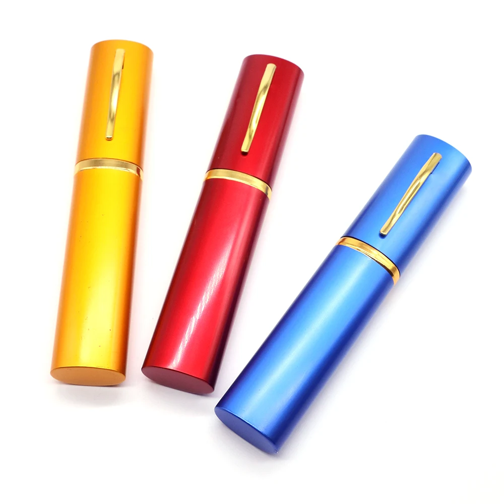 Elegant Mini Reading Metal Pencil Vase Glasses Box Travel Tableware Set Fork Spoons Protective Case Fashion Portable Tool Pouch