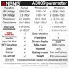 ANENG A3009 Mini Digital Multimeter Pen Smart Voice Broadcast Tester Meter Multimetro DC AC Voltage Professional Test Tools 6