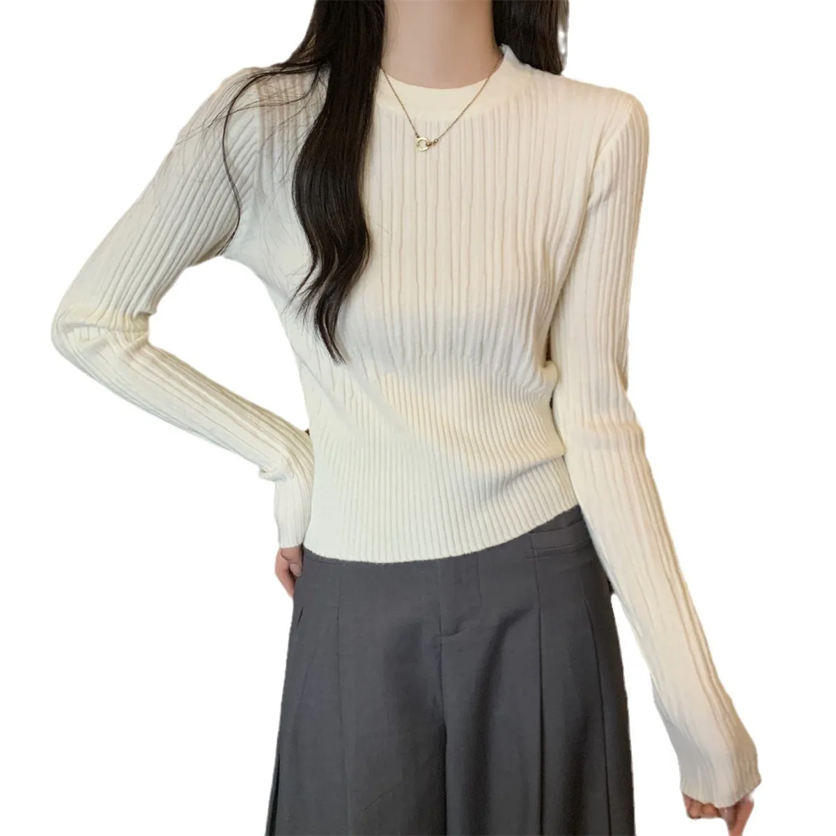 Women Autumn Knitted Sweater Pullover