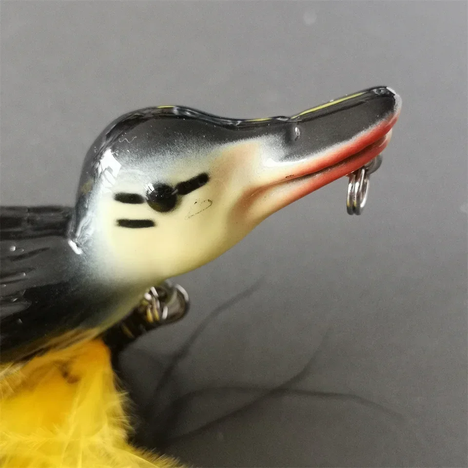 Schwimmender 3d Enten Topwater Köder Mit Plätscherfüßen Für Angler_voghion.com