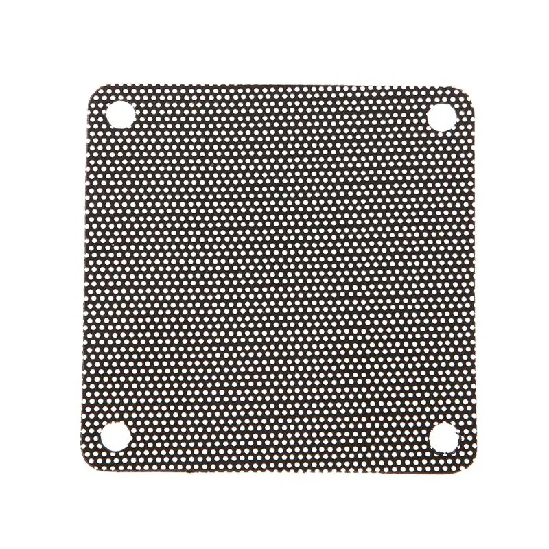Pc fan protector 5PCS PVC Fan Dust Filter PC Dustproof Case Cuttable Computer Mesh Cover 40mm 50mm 60mm 70mm 80mm 90mm 120mm 140mm Mesh Black